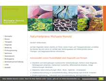 Tablet Screenshot of naturheilpraxis-honold.de